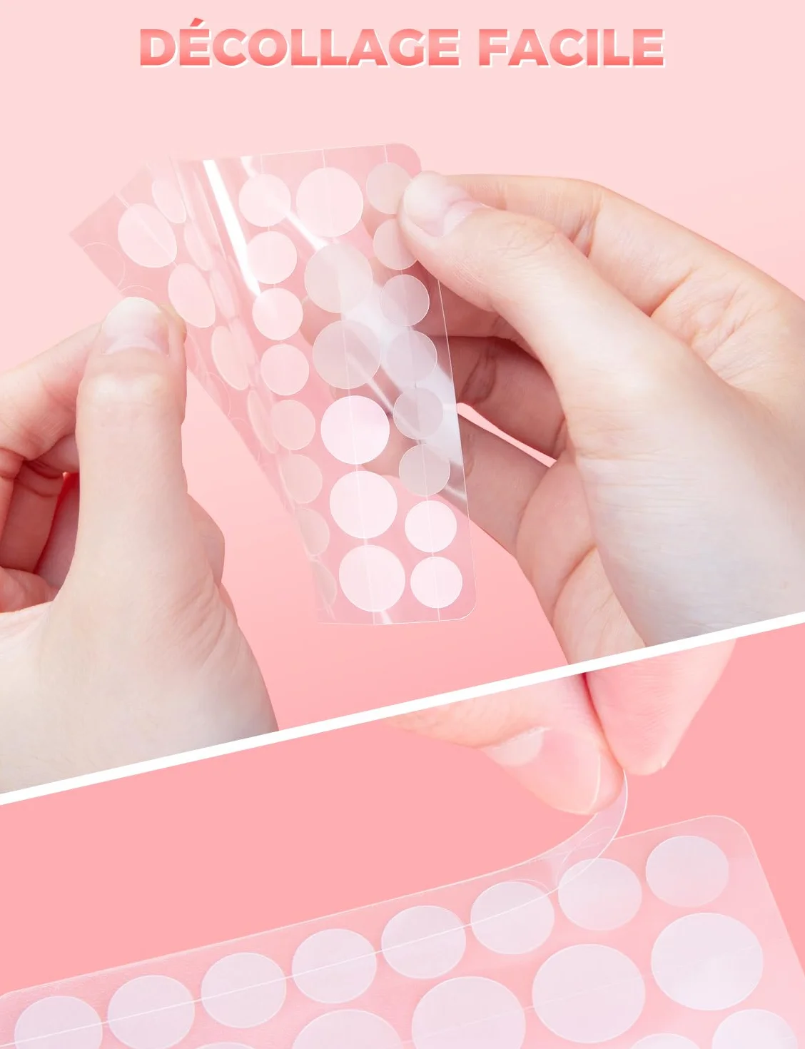 Hydrocolloïde Pimple Patch Invisible Imperméable 10MM 12MM 360 Patchs Acné