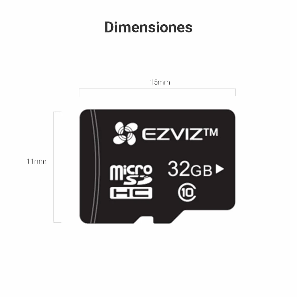 EZVIZ Carte Mémoire Micro SD 32 Go Classe 10 UHS Haute Vitesse