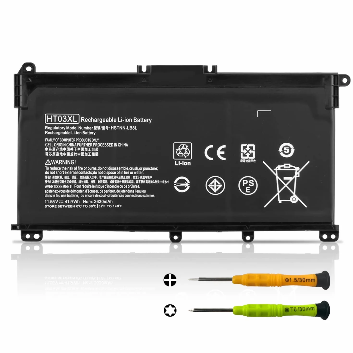 HT03XL HT03041XL L11119-855 Battery for HP Pavilion 15-CS 15-CW 15-DA 15-DB 15-DQ 15-DW 14-CE 14-CF 14-CK 14-CM 14-DH 14-DK 14-DQ 17-CA 17-by