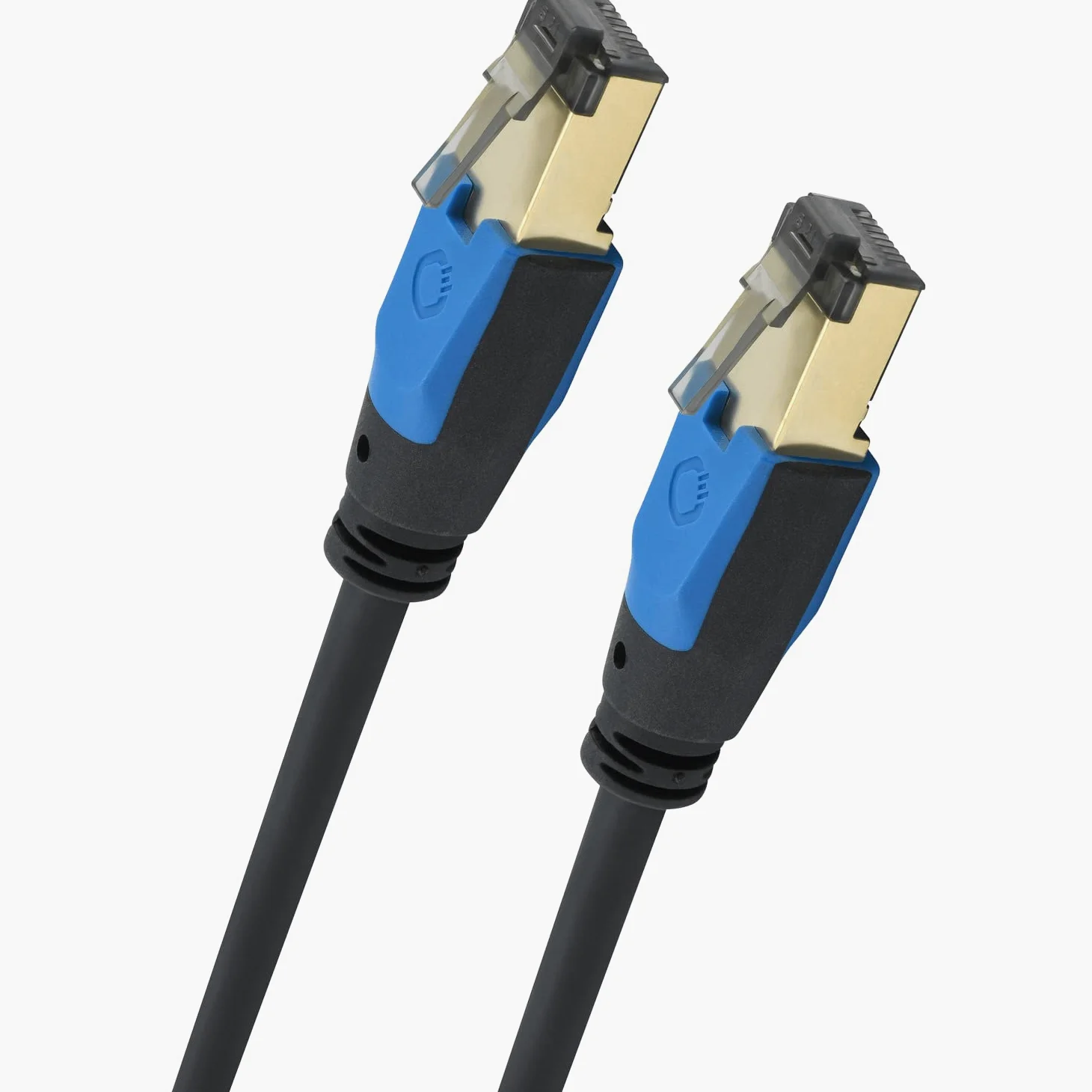 OEHLBACH Giga Stream Câble réseau Cat 8.1 Streaming 40 Gbit/s RJ45 triple blindage TPE Gaine Twisted Pair - Cuivre OFC sans oxygène (streaming, jeux, Home Network) - Noir - 3 m