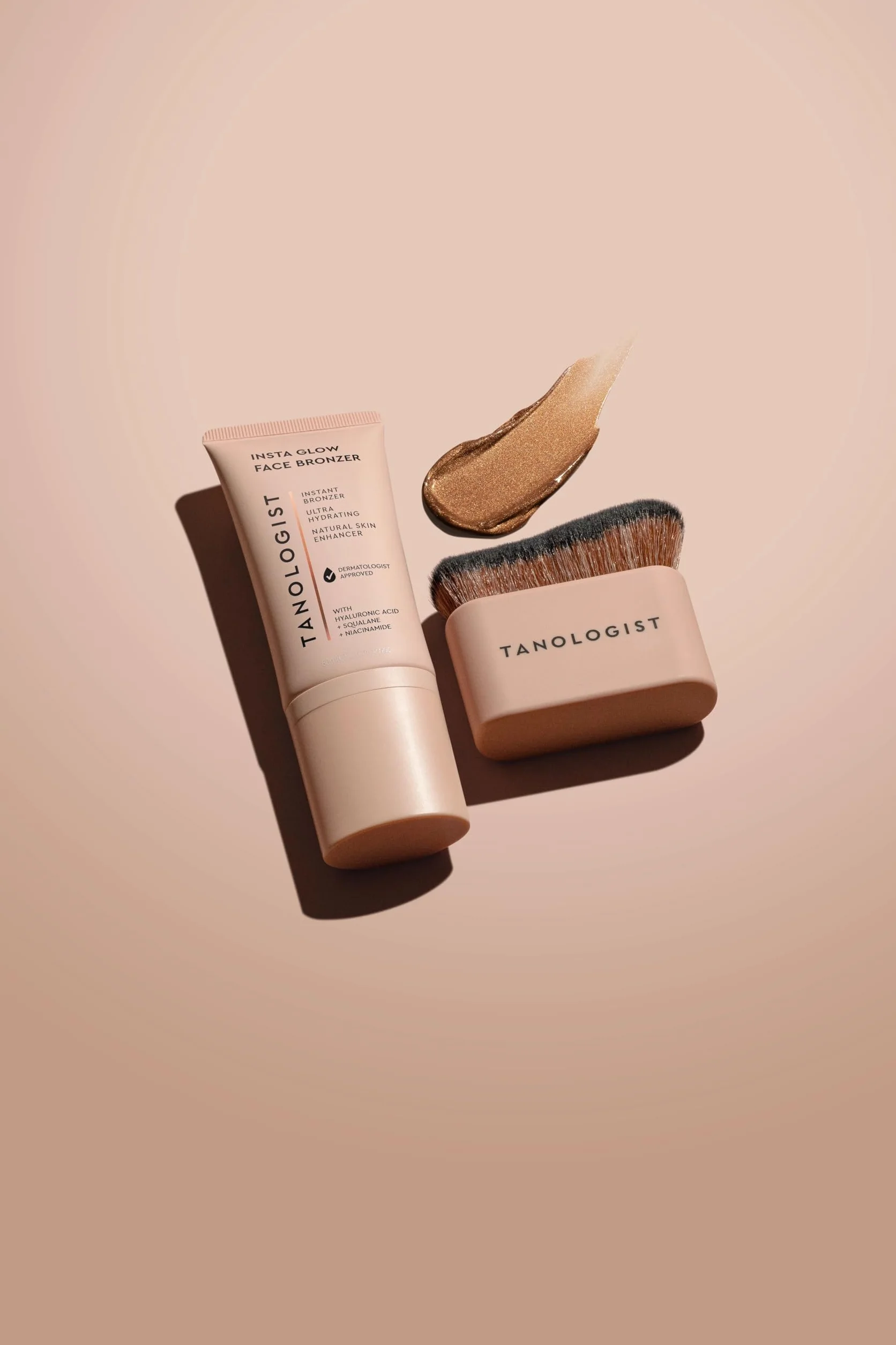 Tanologist Kabuki Pinceau Visage & Corps Applicateur Autobronzant Finition Aérographe