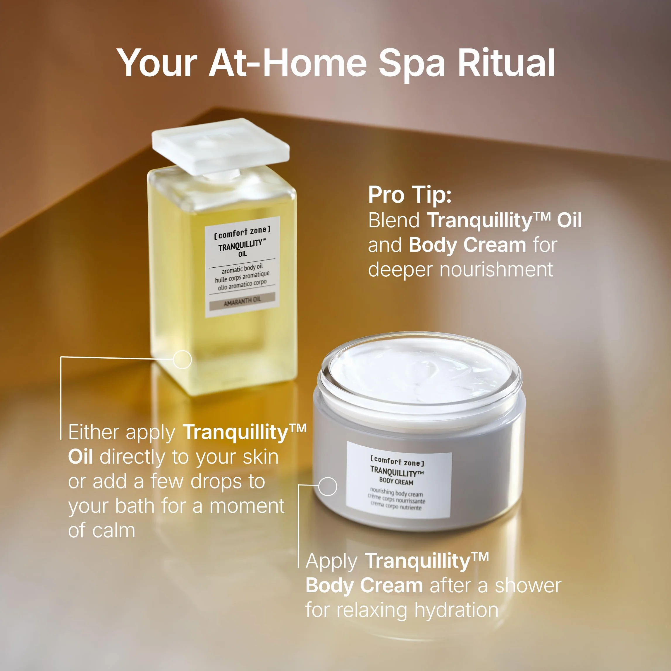 Comfort Zone Tranquillity Bath & Body Oil Traitement du Corps