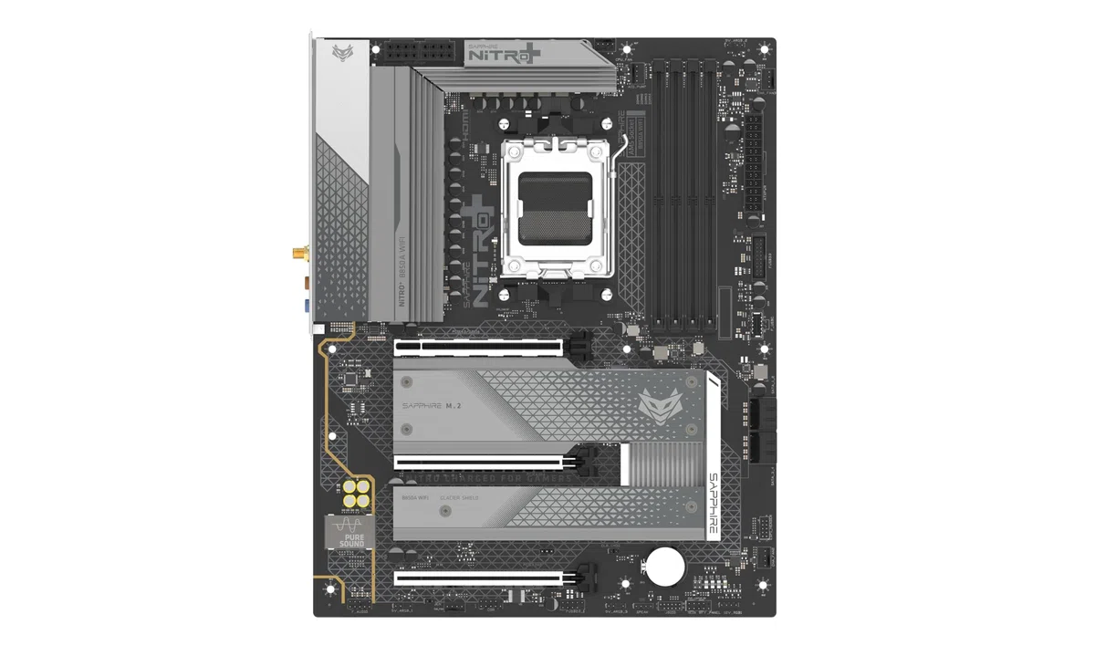 Sapphire Carte mère AMD AM5 ATX Nitro+ B850A WIFI7 52123-03-40G