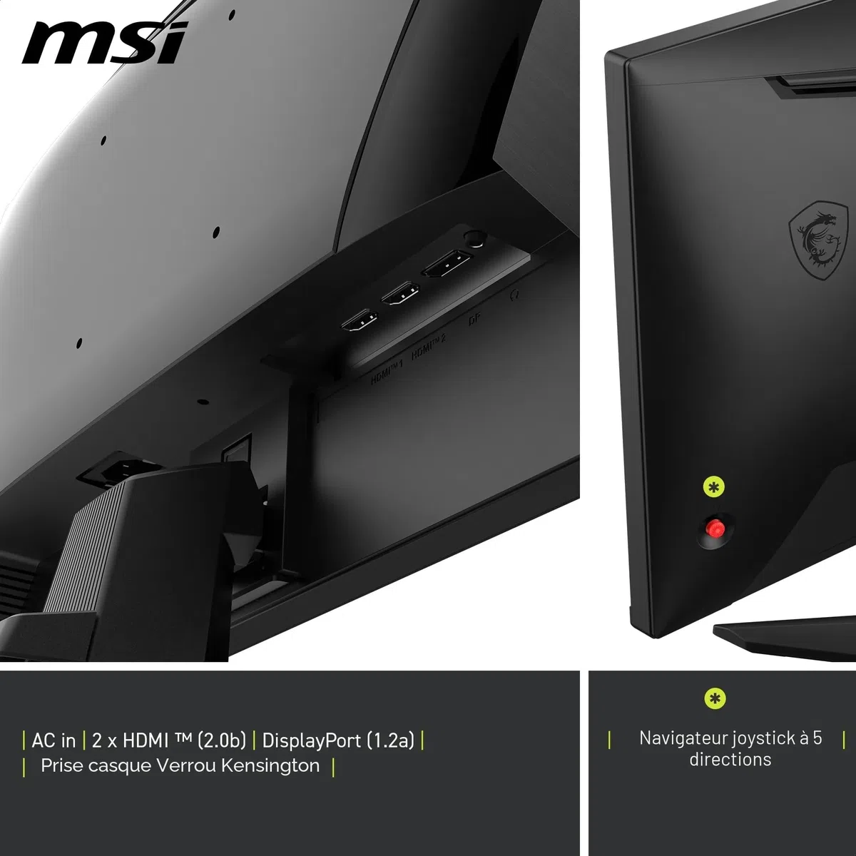 MSI MAG 255F E20 Écran Gaming 24.5" FHD