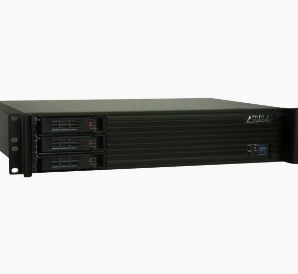 Boitier Rack 19" 2U 3x3,5" ou 2,5" Profondeur 28 cm
