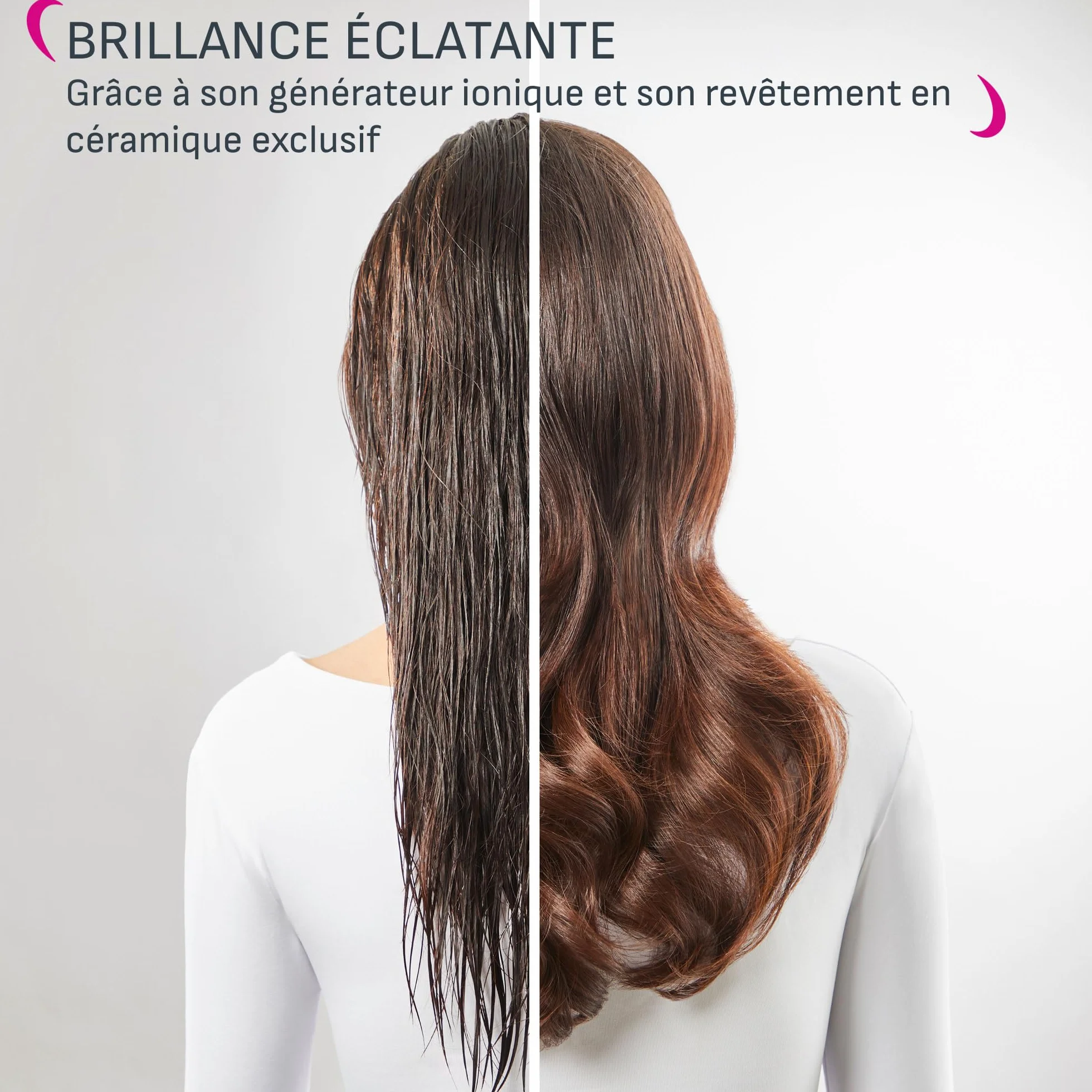 Calor Brush Activ Brosse soufflante rotative Brushing 1000 W 2 brosses céramique UB9535C0