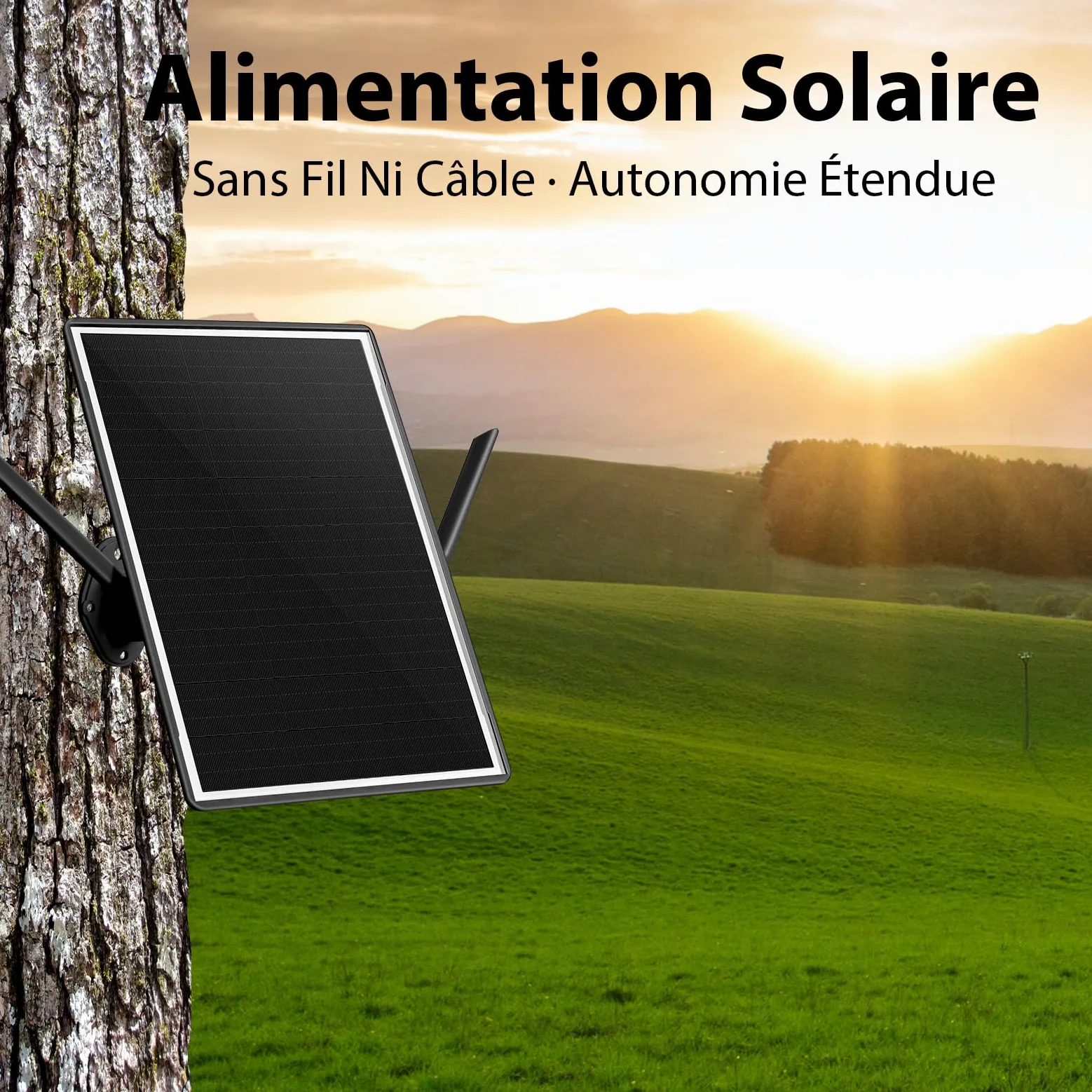 Répéteur Wi-FI Solaire, Amplificateur de Signal Internet 2,4 GHz pour I'extérieur, Répéteur Wi-FI 300 Mbps, Batterie de 26000mAh, Indice D'étanchéité IP66