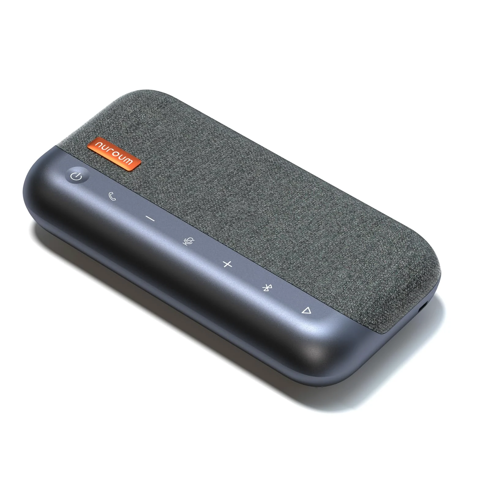 Nuroum A35 Haut-parleur Conférence Bluetooth avec Microphone, Suppression de Bruit IA,Prise de Voix 32 kHz,Connexion en Guirlande pour 20 pers, Bluetooth/Dongle/USB-A/C pour Teams/Zoom/Visioconférence