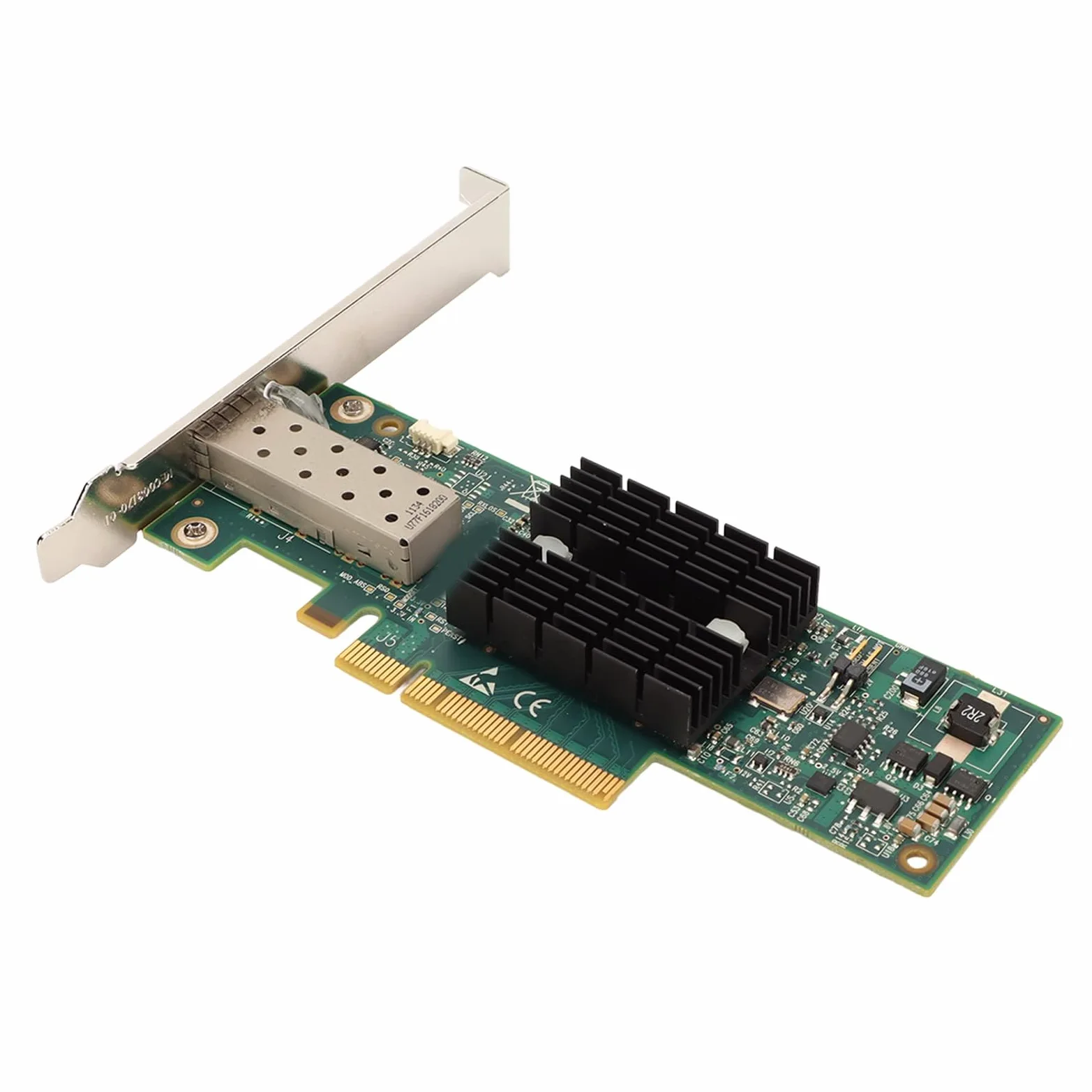 Dpofirs Carte Réseau 10 Go PCI E NIC, MNPA19XTR SFP+ Carte Réseau PCIE Adaptateur Réseau 10 Gbit/s Carte Réseau PCIE Canaux PCIE X8 pour Emplacements PCIE X8 et PCIE X16 pour Serveurs Informatiques