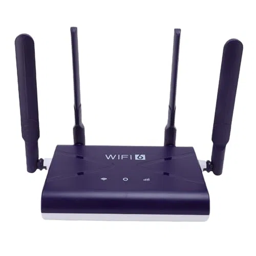 Routeur WiFi 6 Router 4G 5G CPE LTE Doud Band Gaming Routs, 2,4 GHz, 300 Mbps Déverrouiller Le Routeur Mobile WiFi Hotspot avec Emplacement pour Carte SIM pour Ordinateur