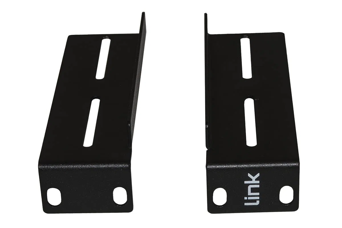 LINK LK24LC3P Panneau Fibre Optique 19" avec 24 adaptateurs LC Duplex OM3 Profondeur 250 mm avec Rails installés Couleur Noir