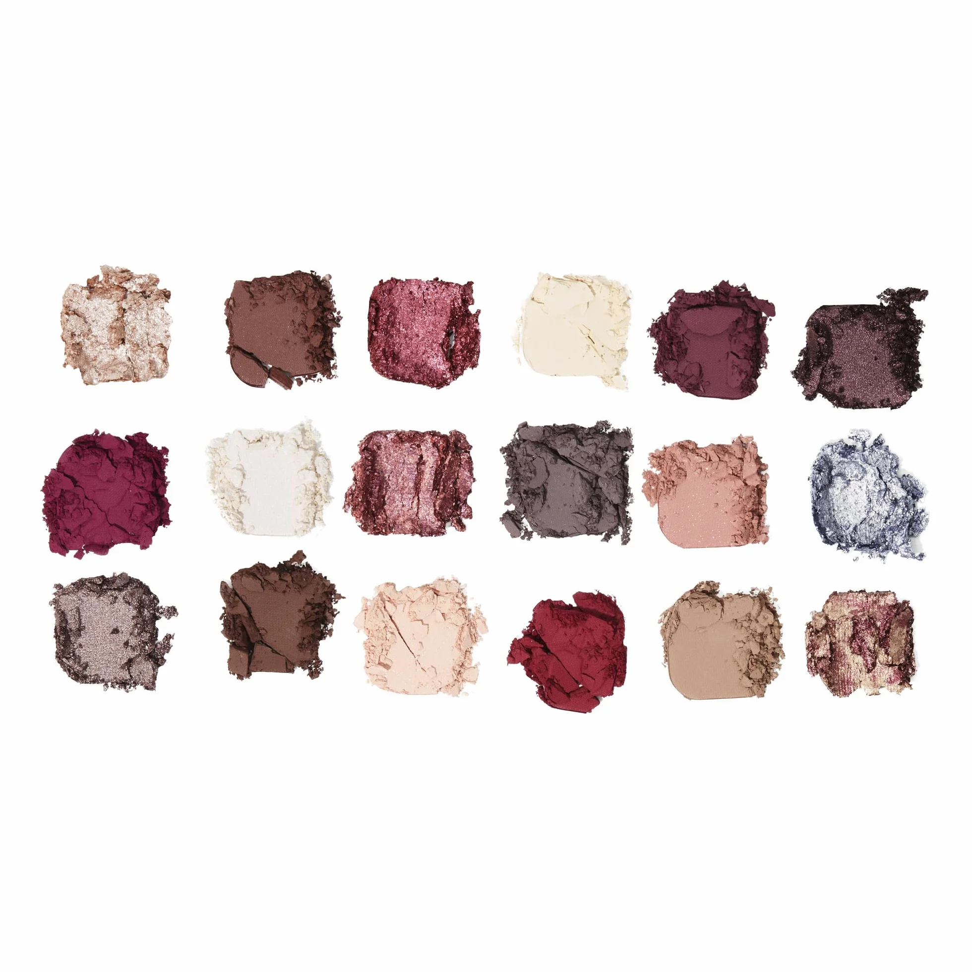 Palette de Fards à Paupières Forever Flawless 18 Teintes Pigmentées Mattes & Irisées Végan Sans Cruauté Cherry Rebel