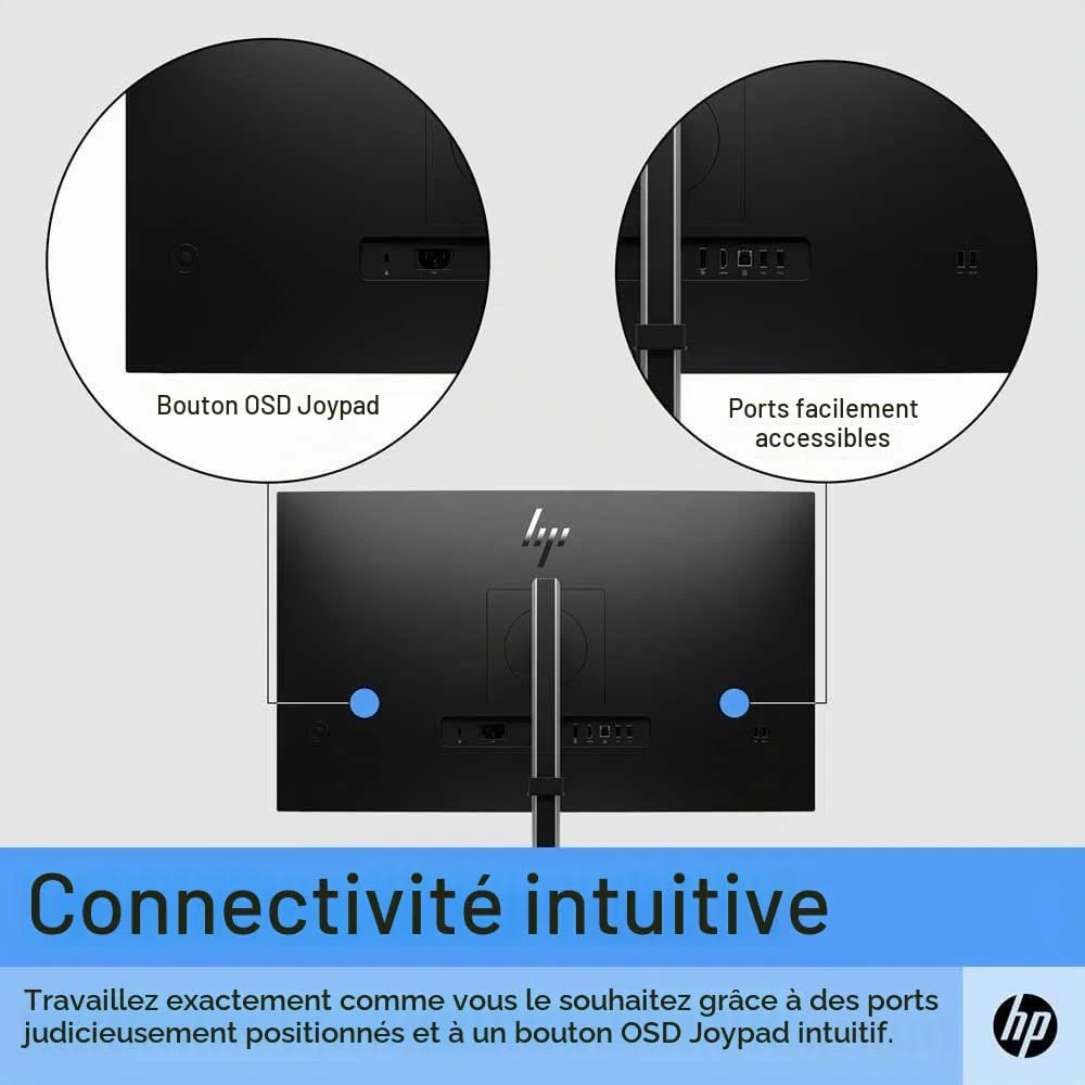 Ecran HP 27 E27Q G5 IPS QHD 16:9 5ms Display Port/HDMI 6N4E2AA