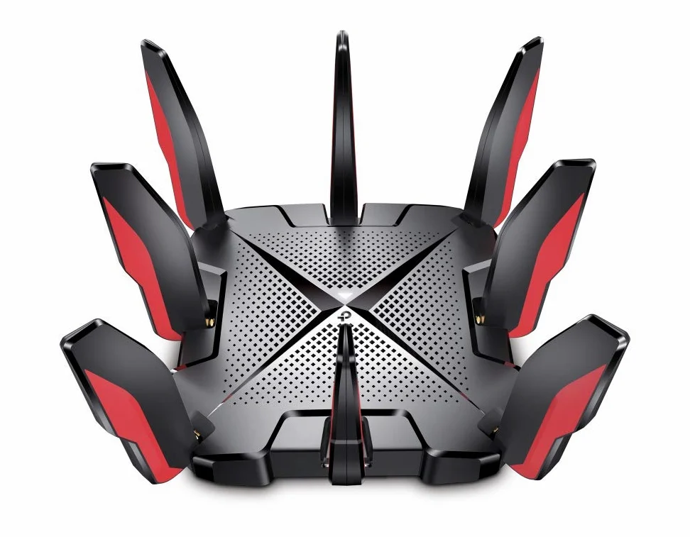 TP-Link AX6600 Tri-Band Wi-FI 6 Gaming Router with 4* Gigabit Ports+1 * 2.5 Gbps Port, WiFi Speed up to 6600Mbps, 2 USB Ports, Quad-Core CPU, Ideal for Gaming Xbox/PS4/Steam & 4K (Archer GX90)