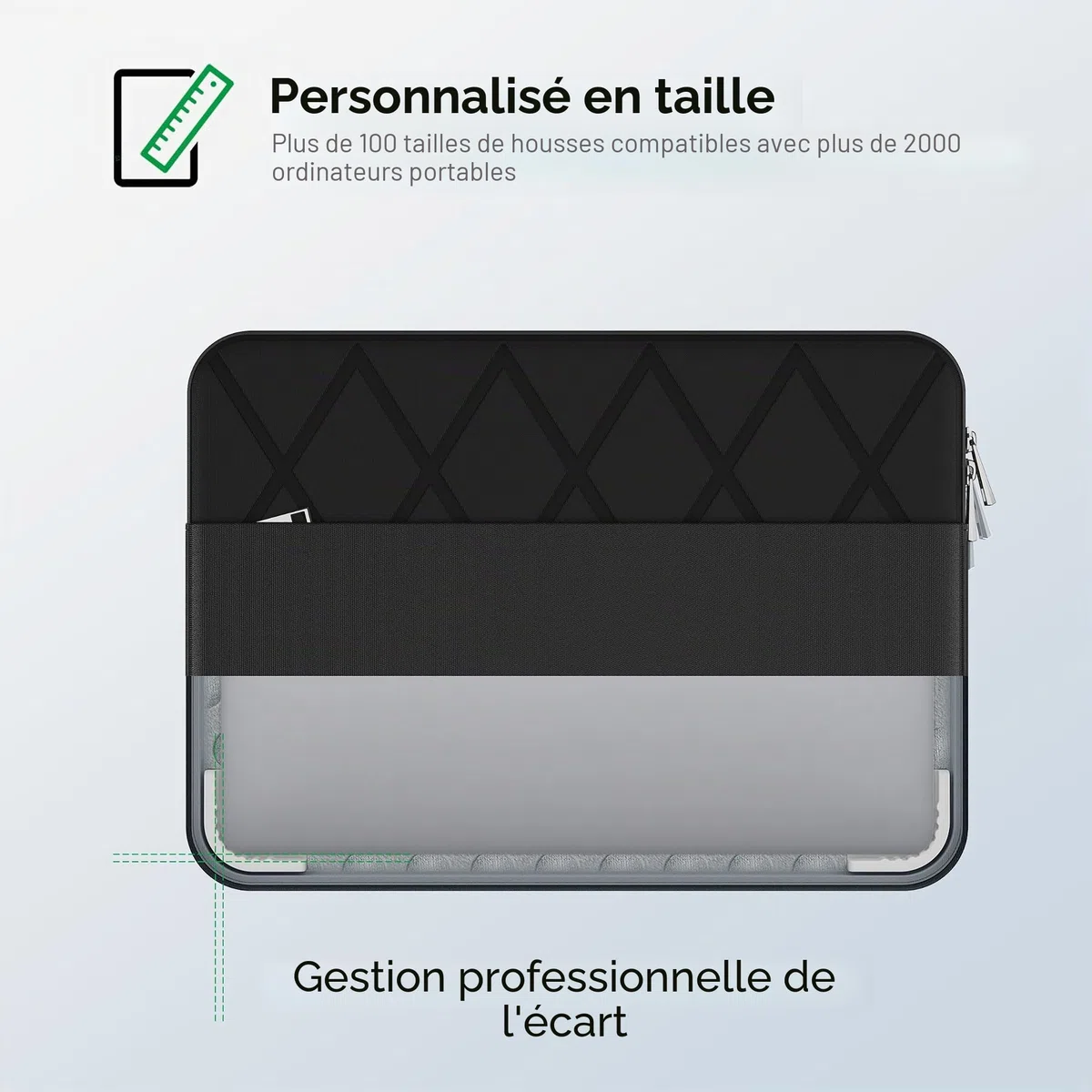 Smatree Housse pour Ordinateur Portable 14 Pouces OLED ASUS Vivobook S14 M5406/S5406 Copilot+, Zenbook 14 UX3402/14 Flip, Zenbook 14X UX5400/UX5401 (E413)