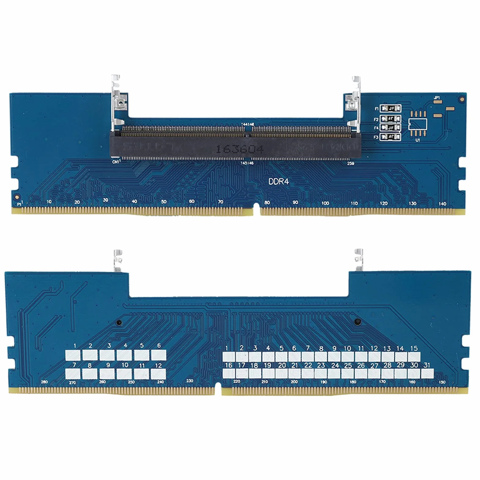 Carte Adaptateur So-DIMM vers DIMM DDR4 Ordinateur Bureau Ordinateur Portable Module Mémoire RAM