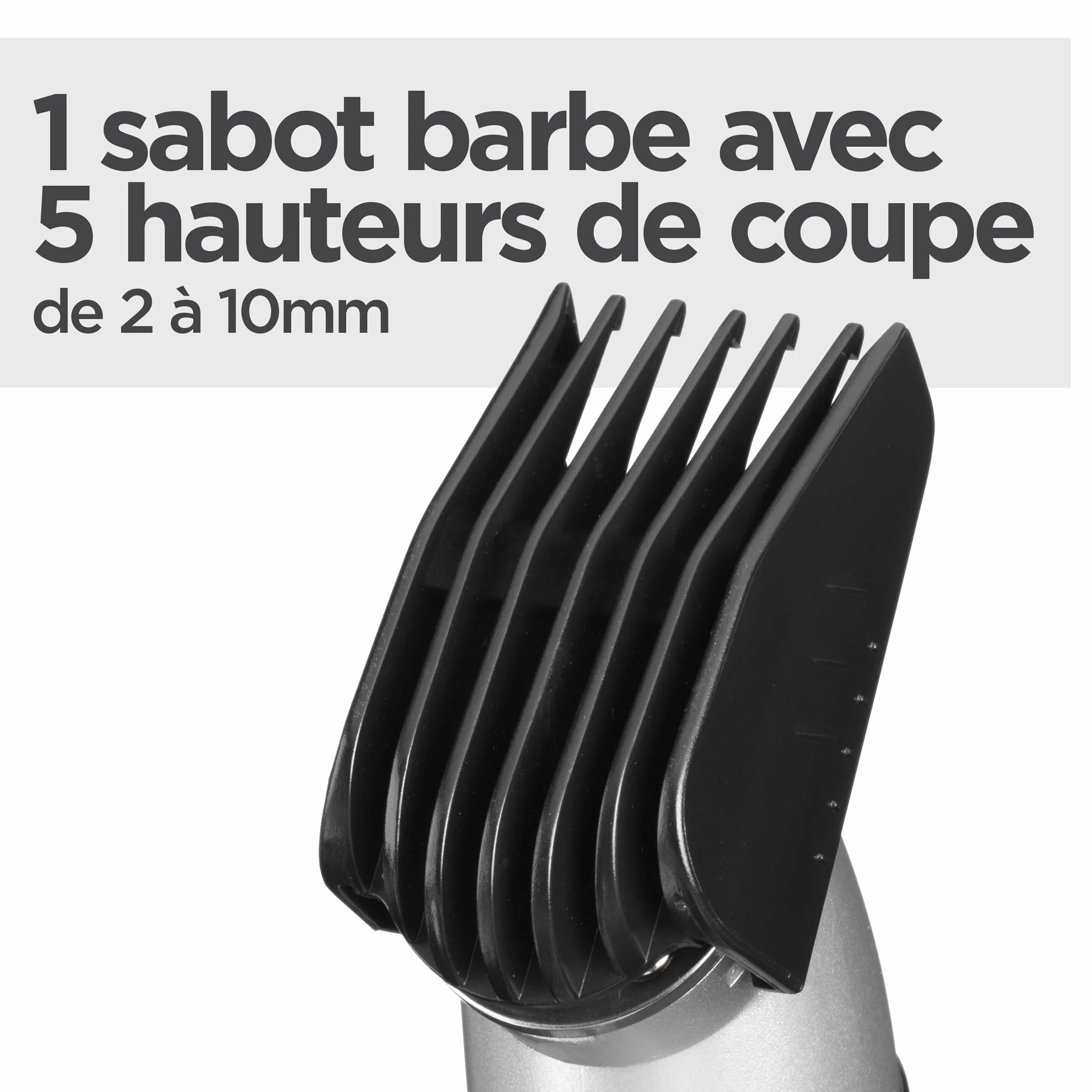 BaByliss Tondeuse Multi-usages Lithium Power 11-in-1 - Kit complet sans fil, barbe, cheveux, nez, oreilles, sourcils, Waterproof, Noir/Gris, MT812E