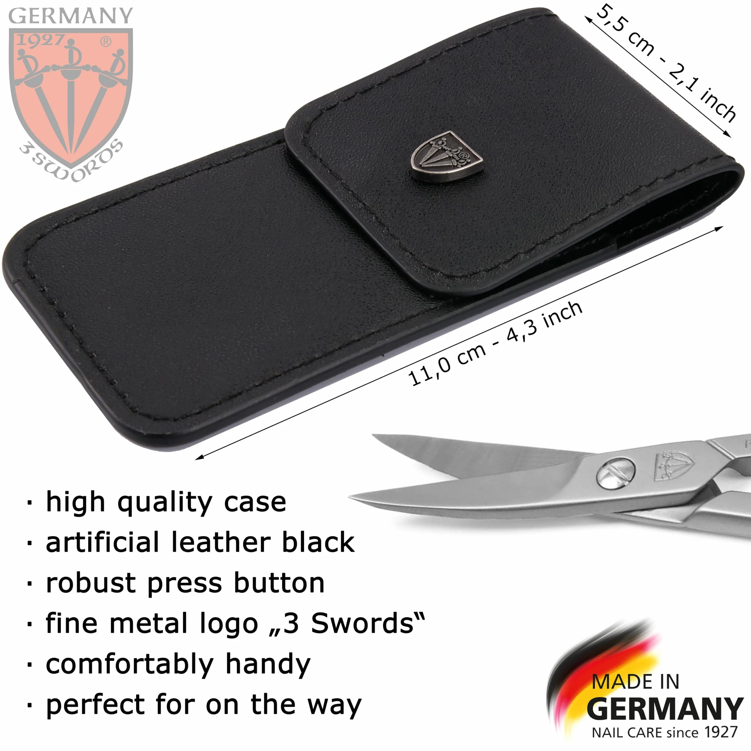 Ciseaux à ongles inoxydable 3 Swords Germany Manucure Pédicure