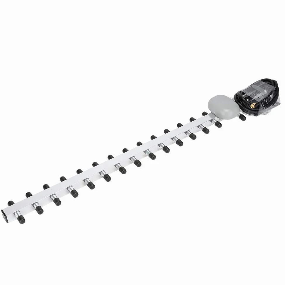 Luqeeg Antenne Directionnelle Yagi 4G 16 Unité 25dBi Routeur sans Fil à Gain élevé Carte Réseau Antenne Directionnelle Yagi