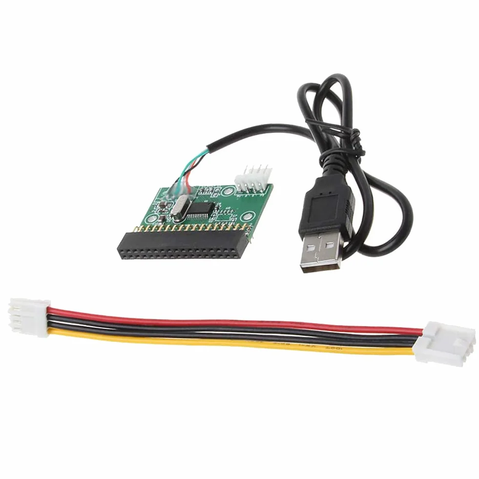 Adaptateur connecteur lecteur disquette 34 broches vers USB 1,44 Mo 8,9 cm