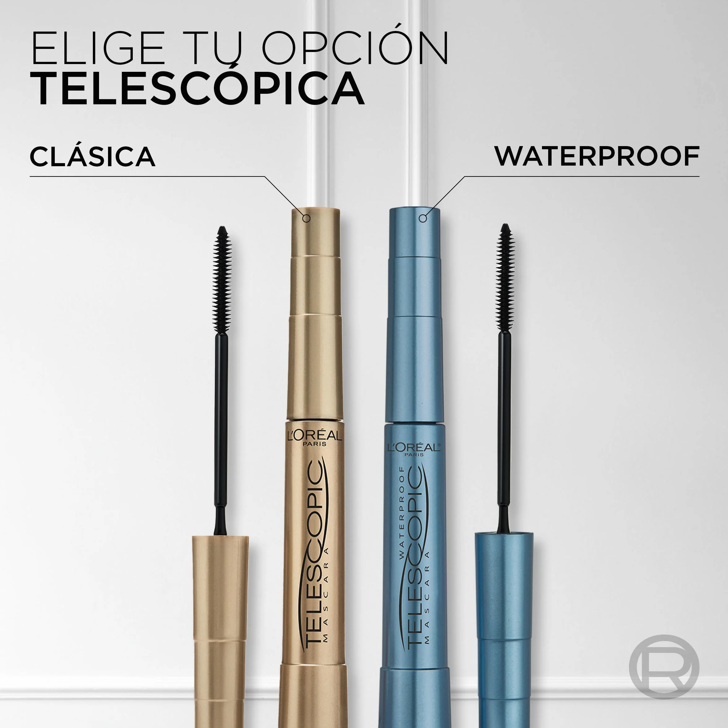L'Oréal Paris Mascara Volume et Longueur Waterproof Telescopic Lift Noir