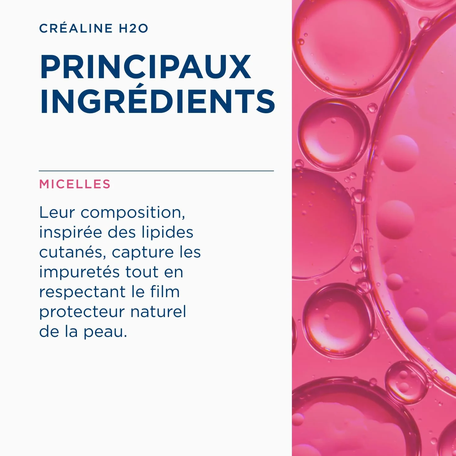 BIODERMA Créaline H2O L’eau micellaire originale nettoyante démaquillante 250 ml