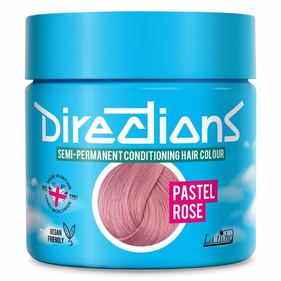 Directions Semi-Permanent Hair Colour 100ml Pastel Rose
