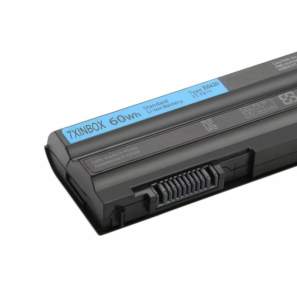 Remplacement Batterie pour Dell Latitude E5420 E5520 E5430 E5530 E6420 E6430 E6440 E6520 E6530 E6440 Series 11.1V 60Wh