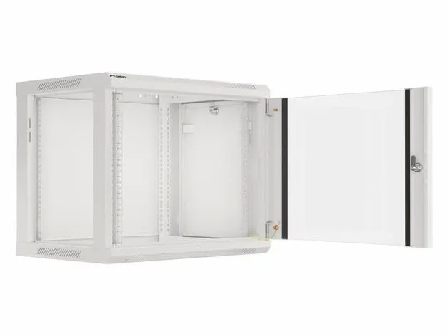 Lanberg Rack Wandschrank 48,30cm (19") 9u/600x450 Glast?r Grau (wf01-6409-10s)