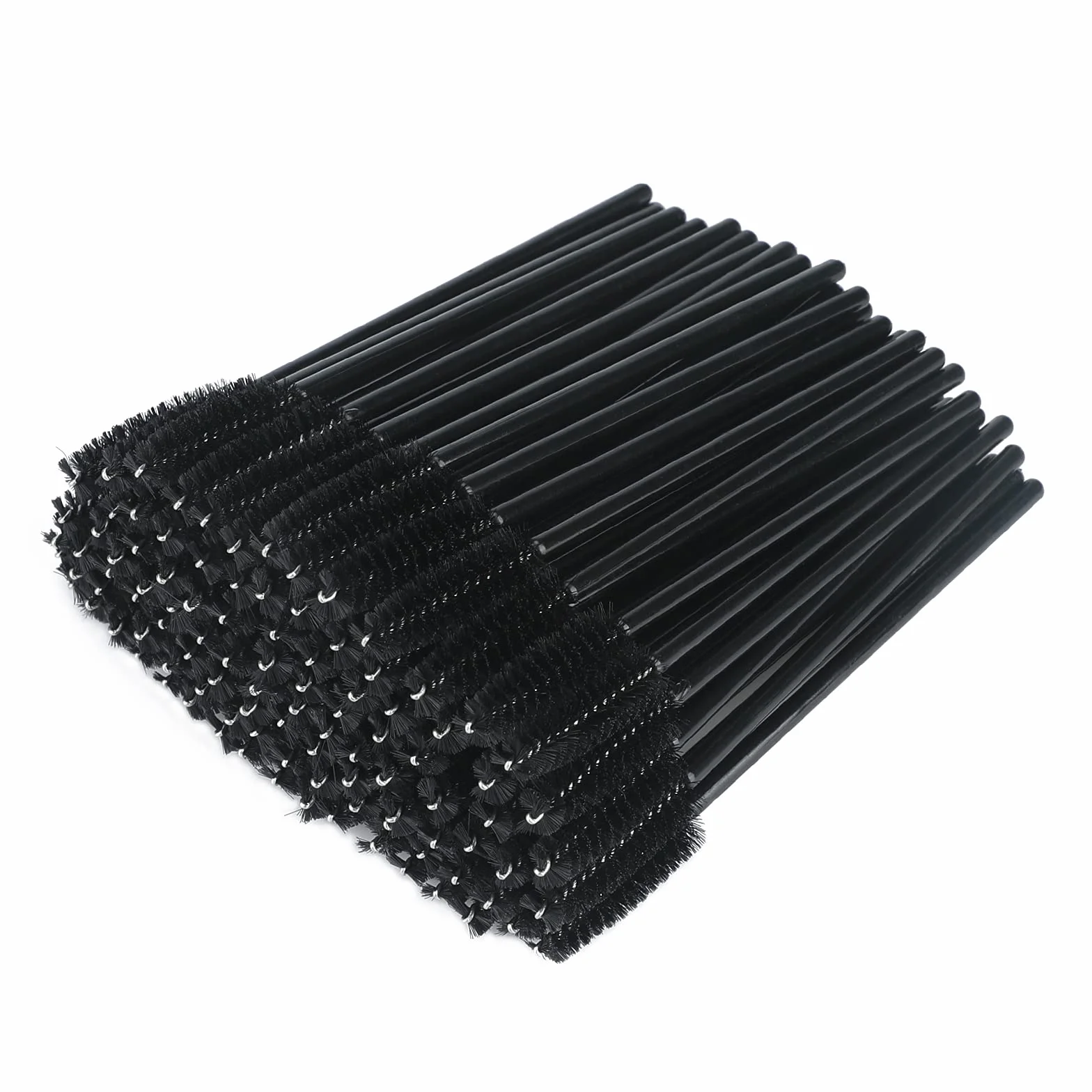 Brosses à Cils Jetables 100PCS Applicateur Maquillage Mascara Noir G2PLUS