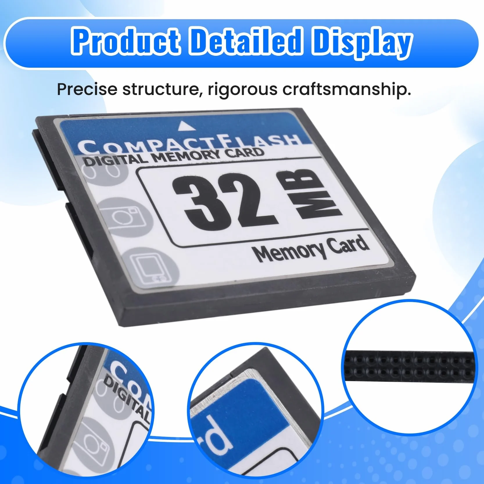 Carte Mémoire Compact Flash 32 Mo pour Appareil Photo