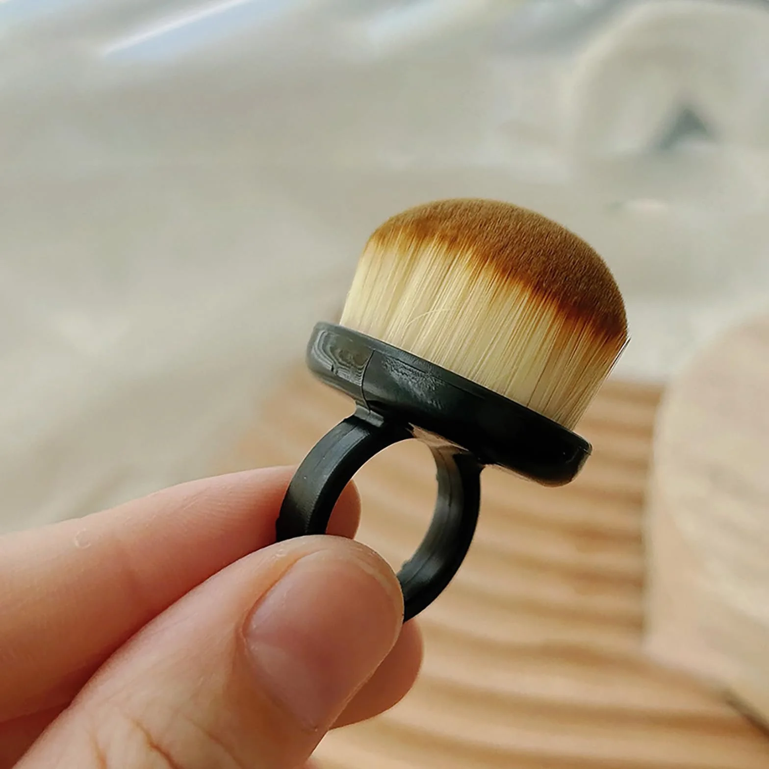 Lot de 5 pinceaux à poussière pour ongles - Pinceau de manucure