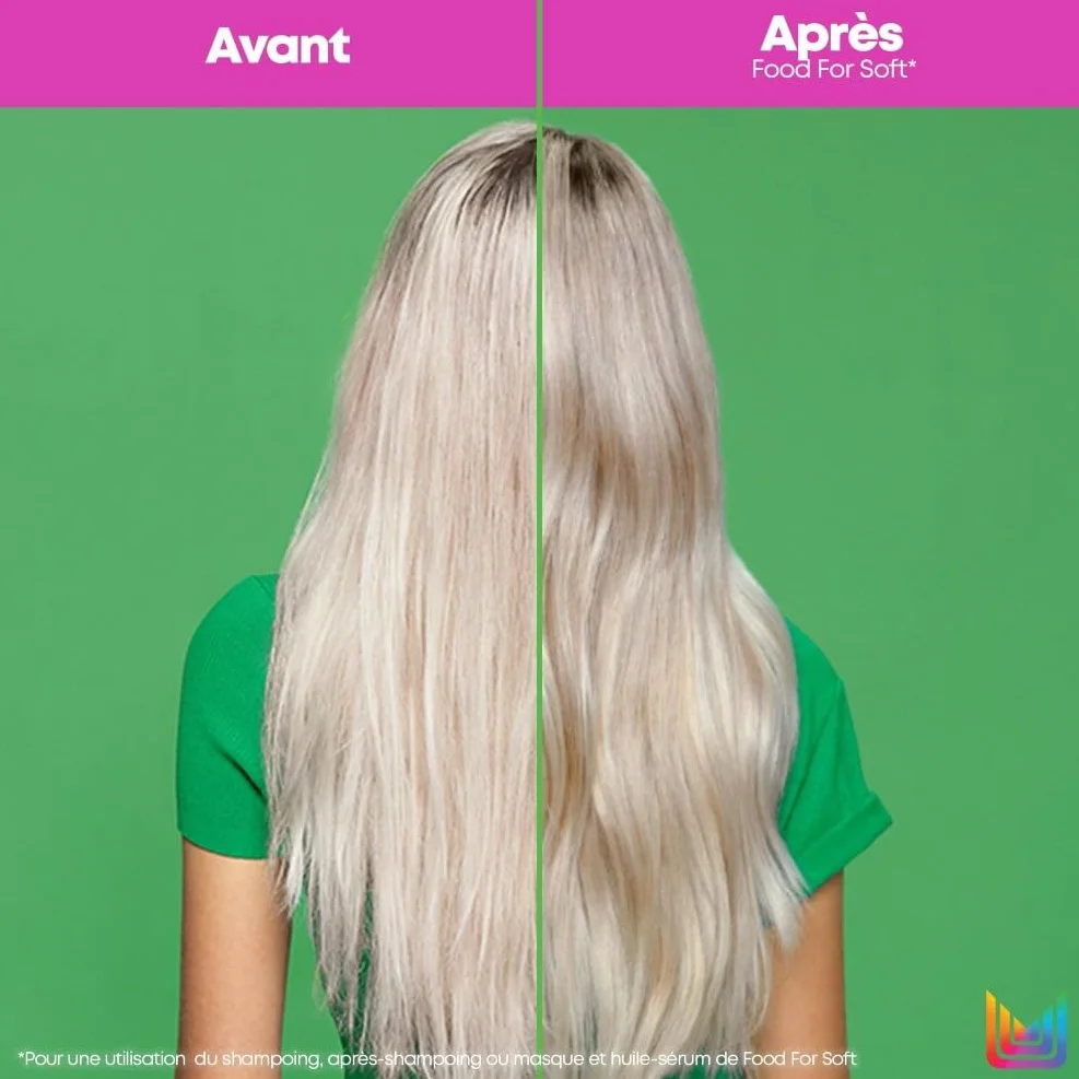 MATRIX Huile-Sérum Capillaire Sans Rinçage Multi-Usage Food Fort Soft Soin Hydratant 72 h Rétention Hydratation Cheveux Secs 50 ml