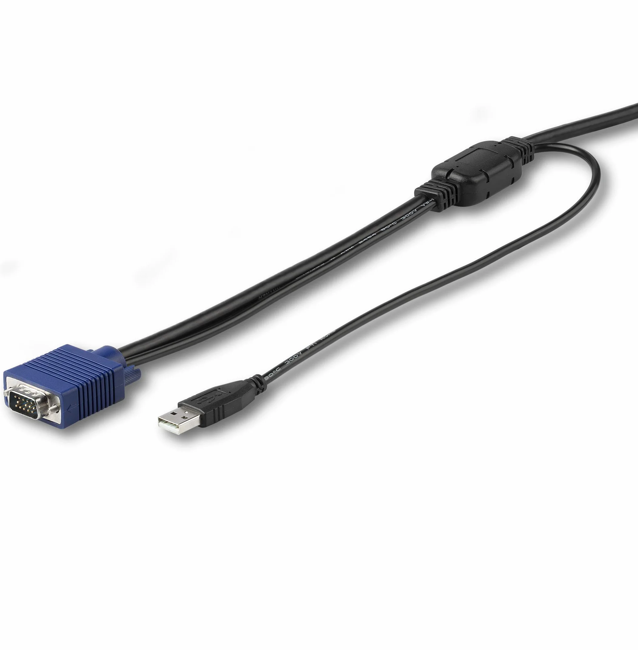 Cable KVM USB 4,6 m VGA para Consola de Montaje Armario Rack RKCONSUV15