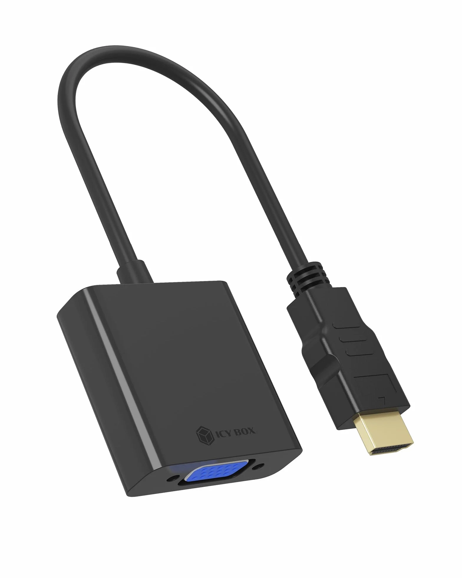 ICY BOX Adaptateur 2 en 1 HDMI vers VGA 1920x1200 Hz IB-AC502a
