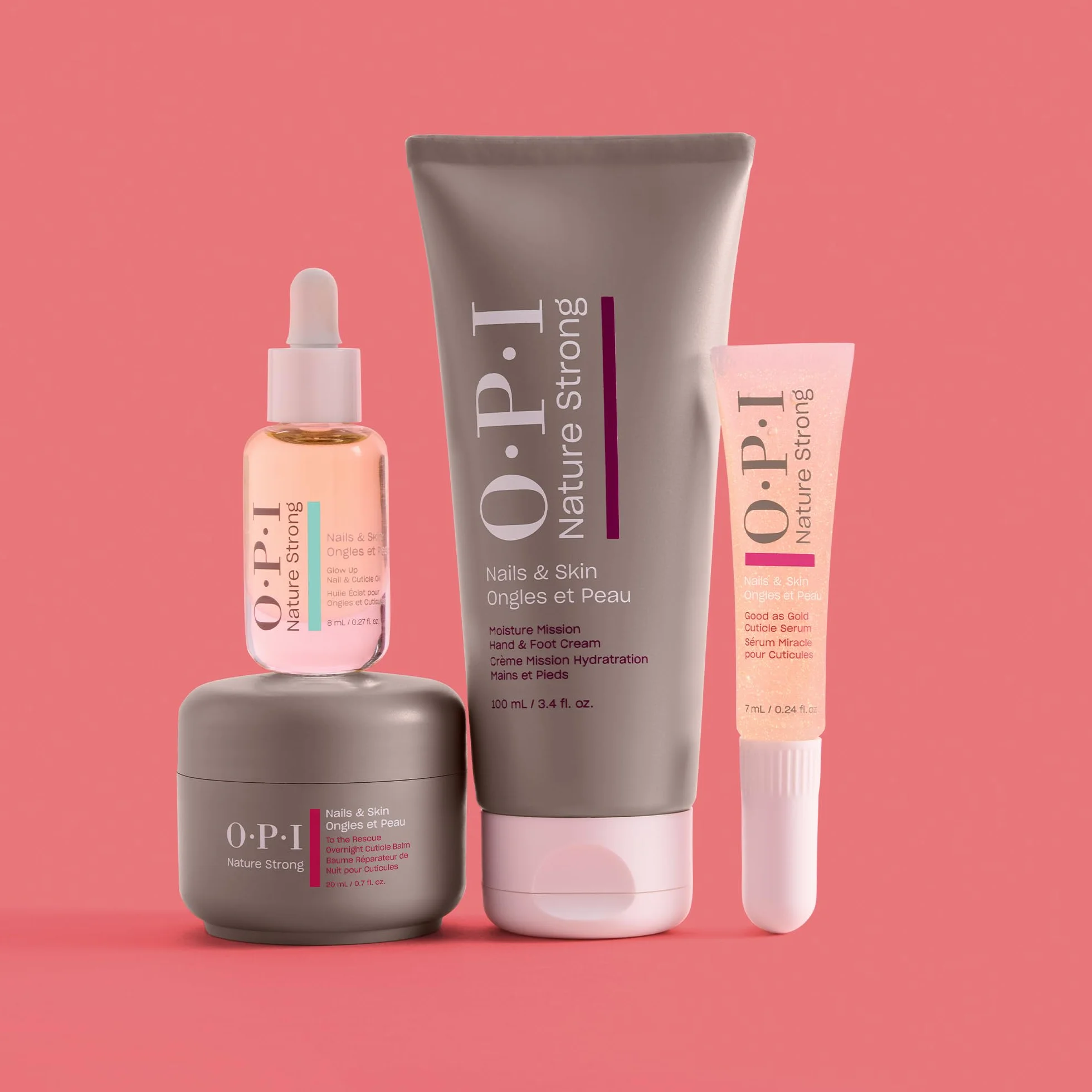OPI Nature Strong Huile Ongles & Cuticules Glow Up – Vitamine E, Origine Naturelle – 30 ml