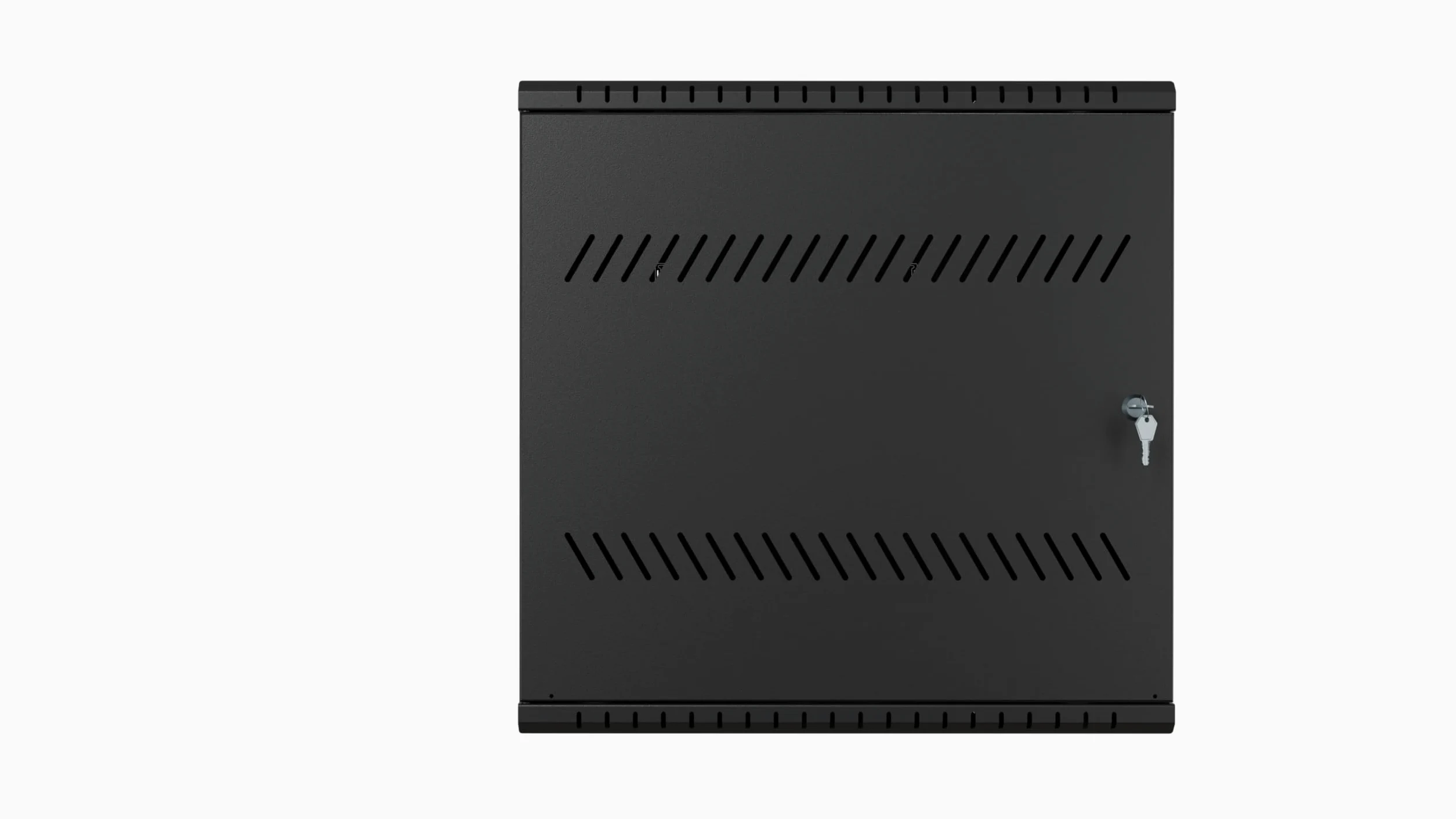 CCTV Armoire Murale 3U + 4U 19 Pouces 180 mm | Baie Informatique en Acier | Bureau Informatique, NVR, Boîtier pour Caméra de Vidéosurveillance, Dimensions compactes, Réglable, Noir