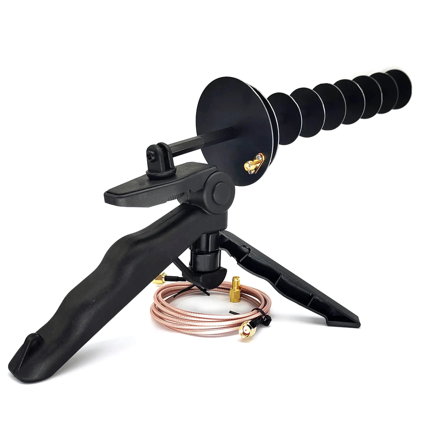 Antenne directionnelle Yagi WiFi 16 dBi 2,4 GHz améliorée pour ordinateur portable, ordinateur de bureau, carte réseau sans fil, adaptateur PCIE pour recevoir ou routeur pour transmettre le signal
