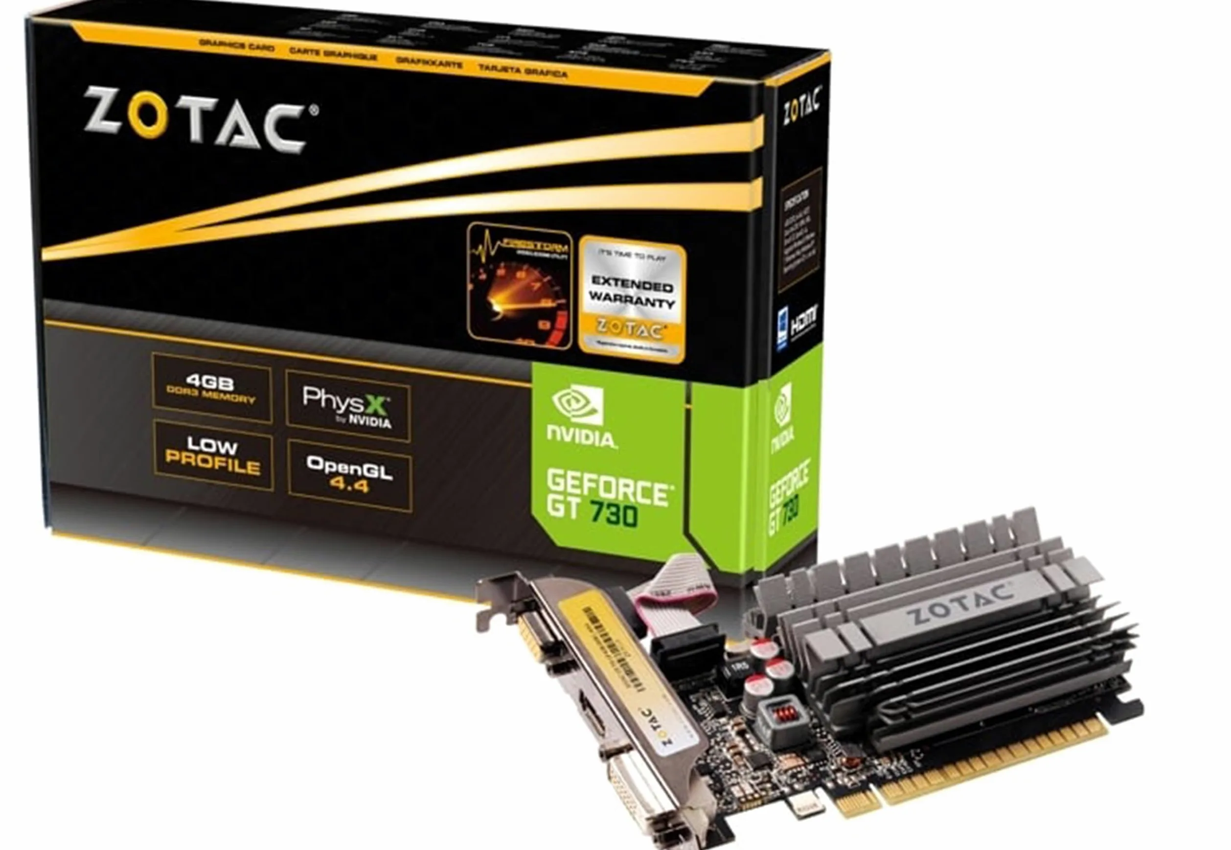 ZOTAC GeForce GT 730 4GB Carte Graphique ZT-71115-20L