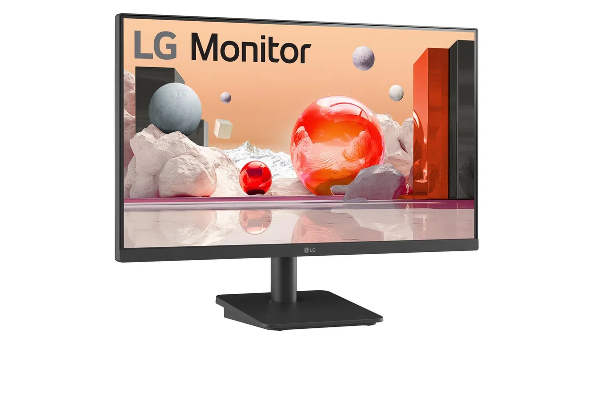 LG Standard 24MS500-B.AEU Ecran PC bureautique 24" - Dalle IPS résolution FHD (1920x1080), 5ms GtG 100Hz, NTSC 72% (CIE1931)