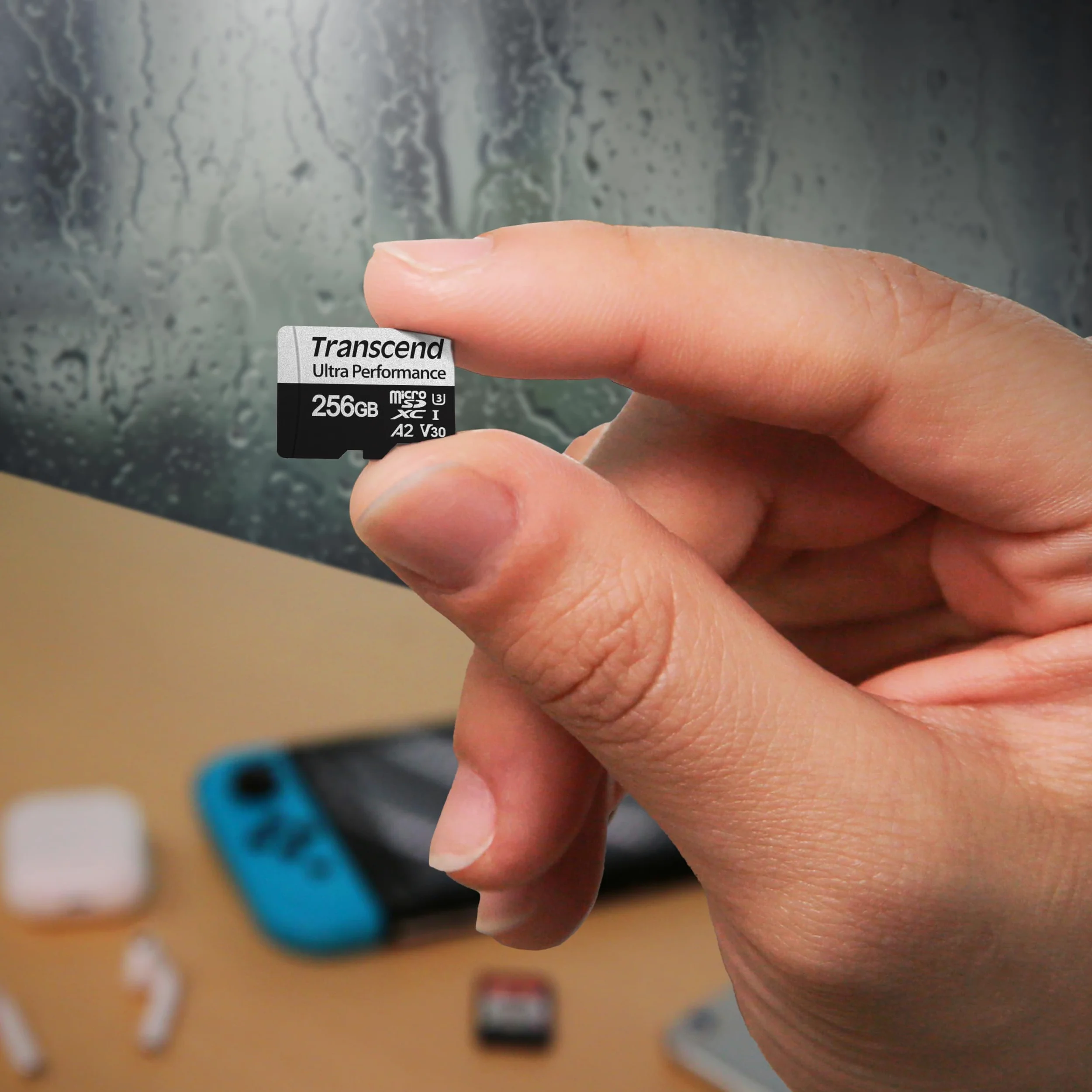 Transcend USD340S Carte mémoire microSDXC U3 V30 A2 avec Adaptateur, Vitesse jusqu'à 160/125 Mo/s pour Nintendo Switch, Steam Deck, Tablette et Smartphone TS512GUSD340S 512 Go