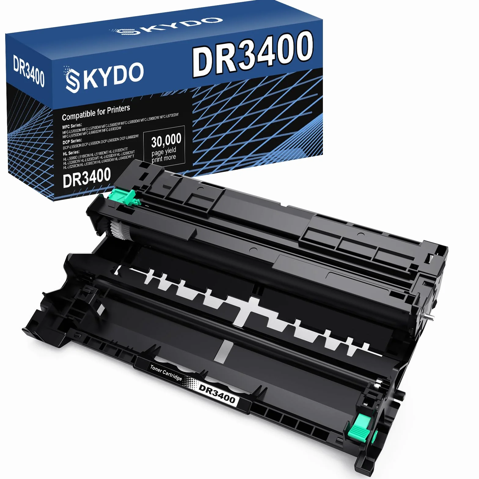 Skydo DR3400 Tambour Compatible Brother DR 3400 HL-L5100DN MFC-L5750DW HL-L5200DW MFC-L5700DW HL-L6400DW (Pas de Toner)