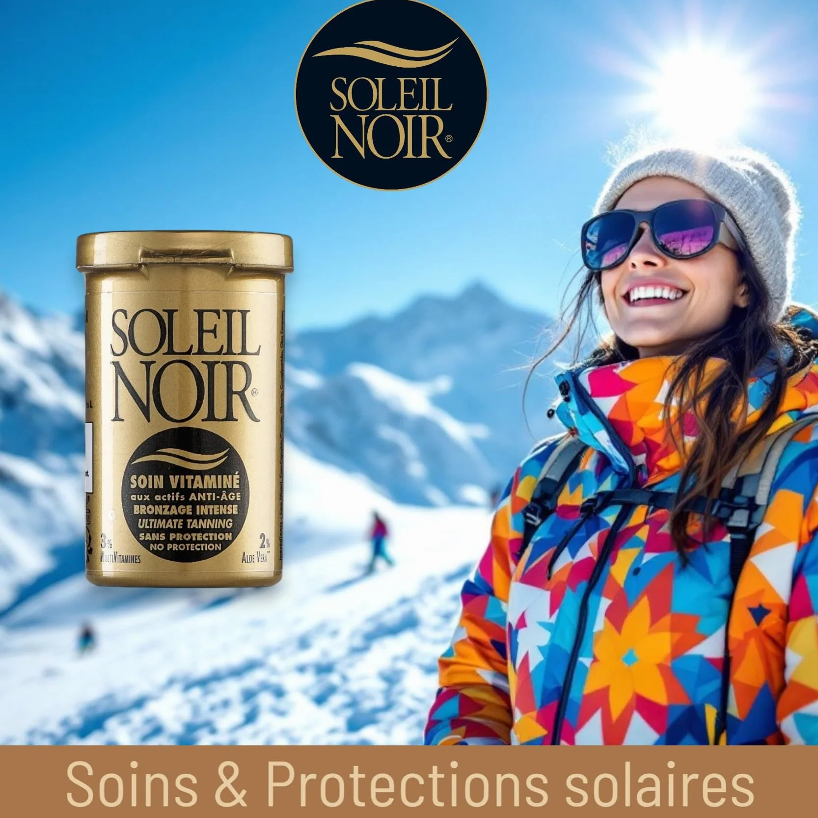 Soleil noir crème vitaminé bronzage intense 20ml