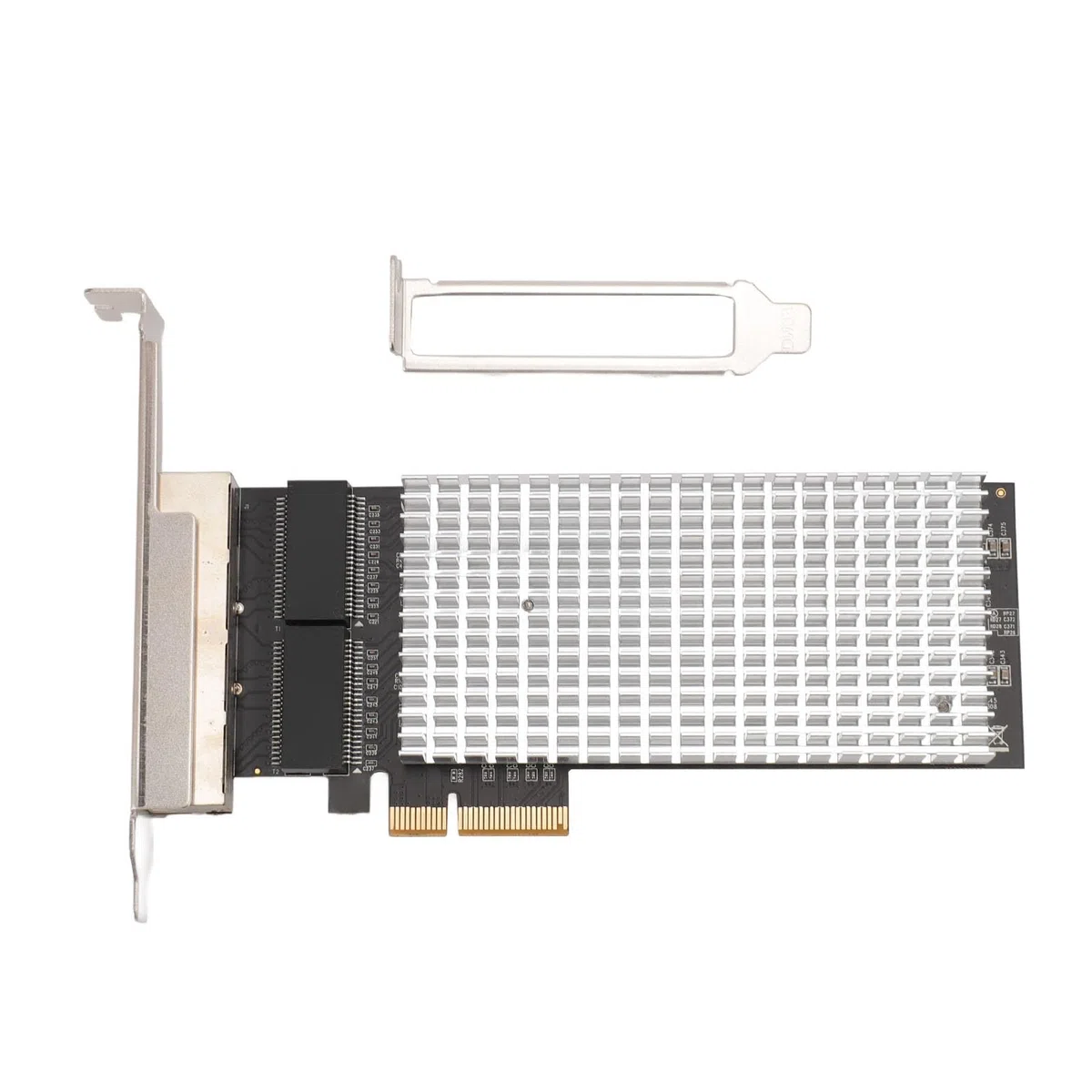 Carte Réseau PCIe X4, Points de Contact Plaqués Or Durables pour Un