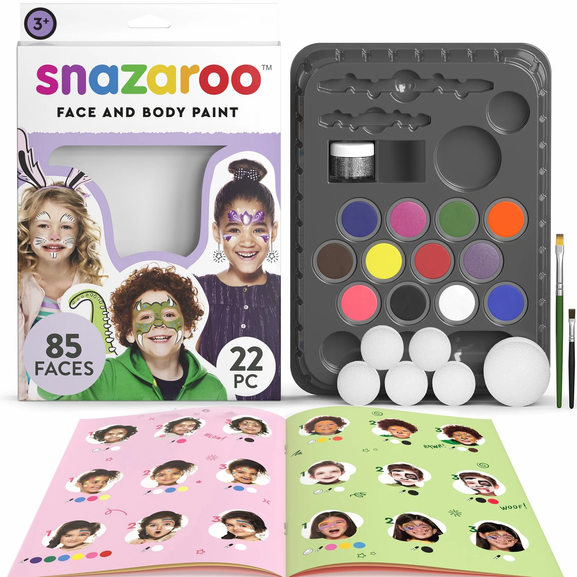 Snazaroo Ultimate Party Pack - Palette de Maquillage Spécial Fête