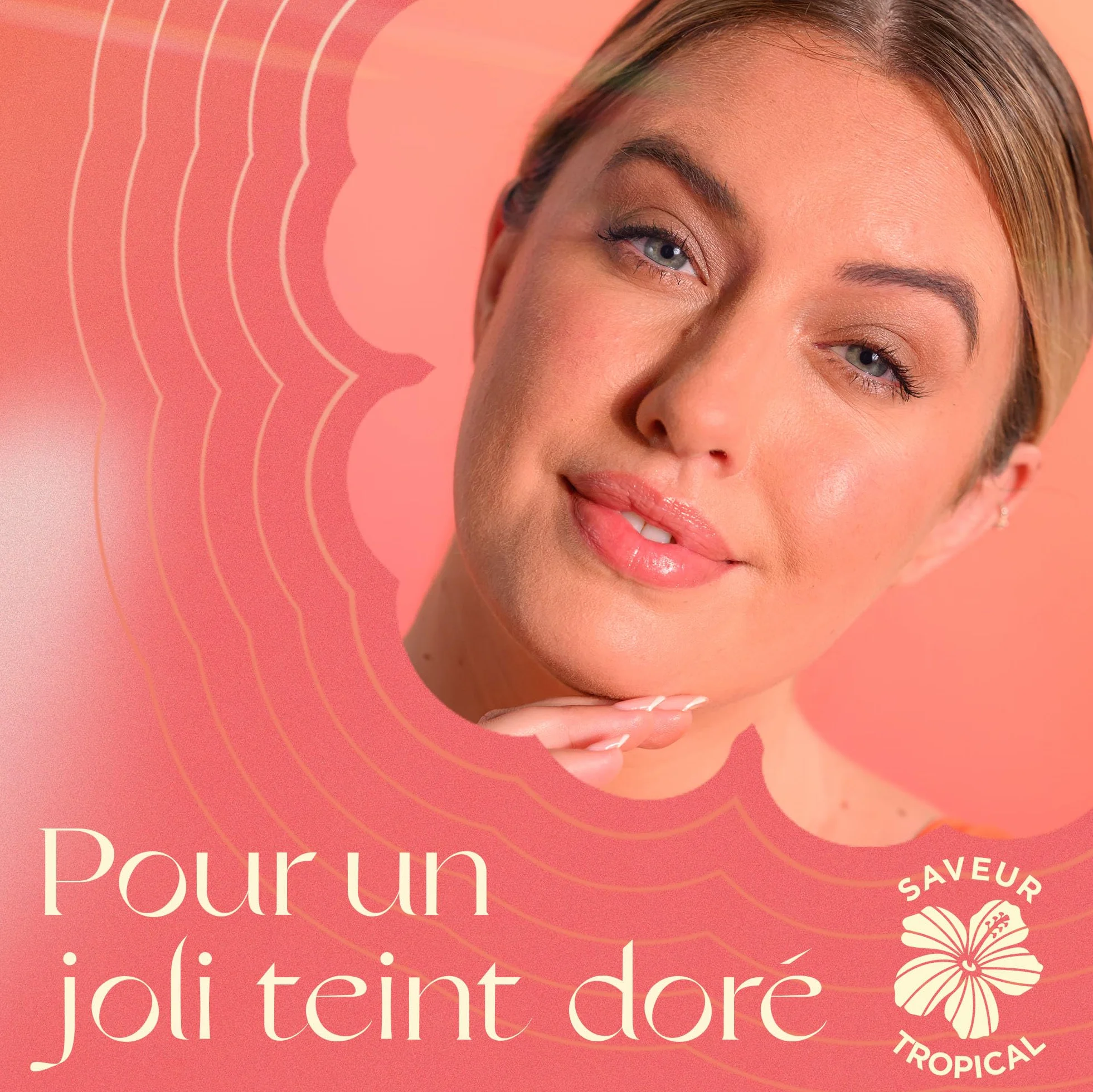 Hawaiian Tropic Glowing Protection Huile Sèche Écran Solaire SPF 20 UVA UVB 200 ml Résistant à l'eau Végan