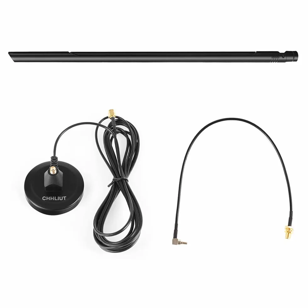 Antenne externe 4G LTE avec base magnétique, SMA mâle pour routeur | Support magnétique omnidirectionnel 5dBi