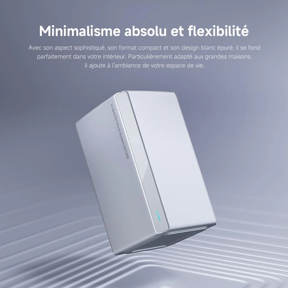 Routeur WiFi5 AC1200 - Port Gigabit, Fonction Mesh, Compatibilité Universelle