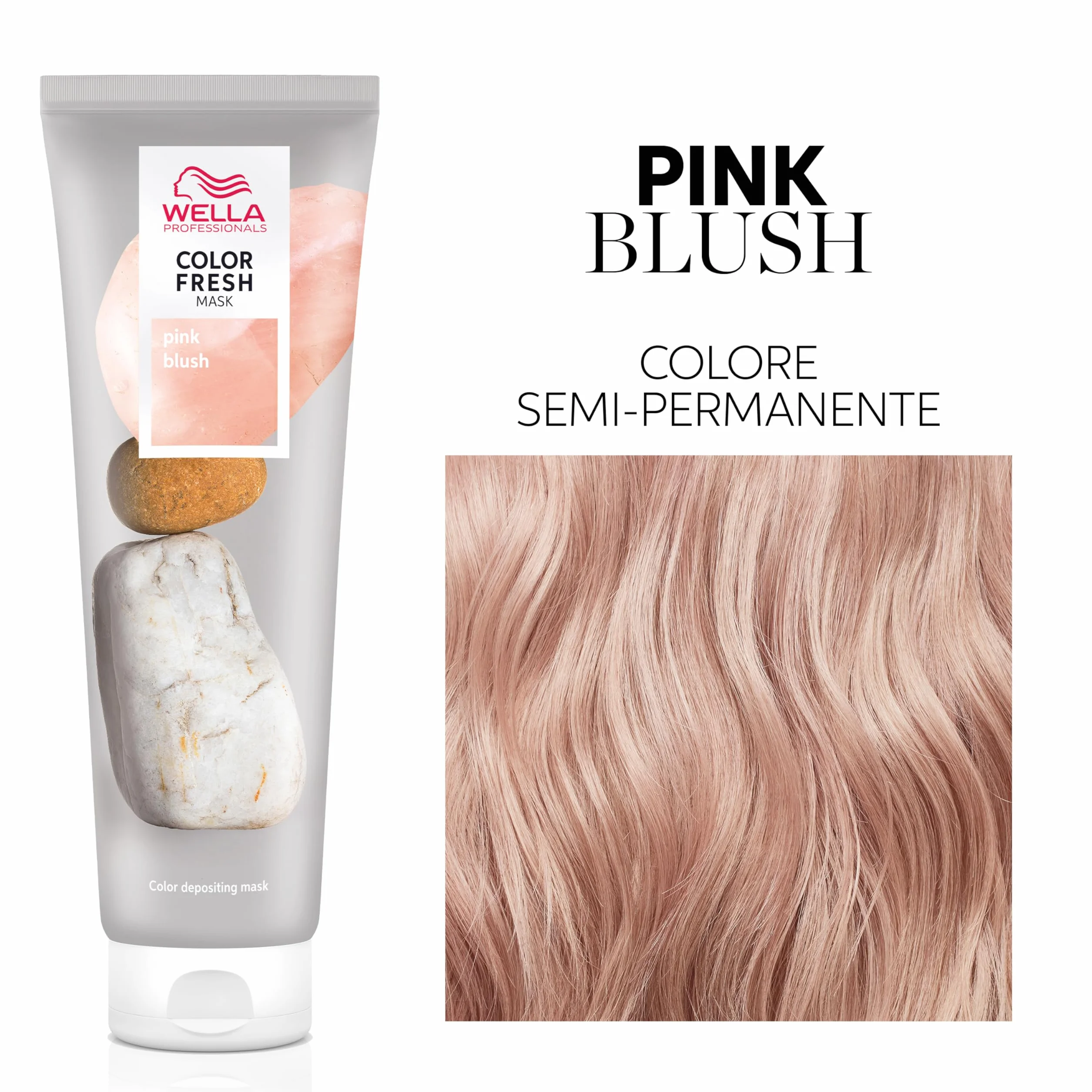 Wella Professionals Color Fresh Mask Masque Coloration Temporaire Hydratant Nuances Rose Pêche Rouge Bleu