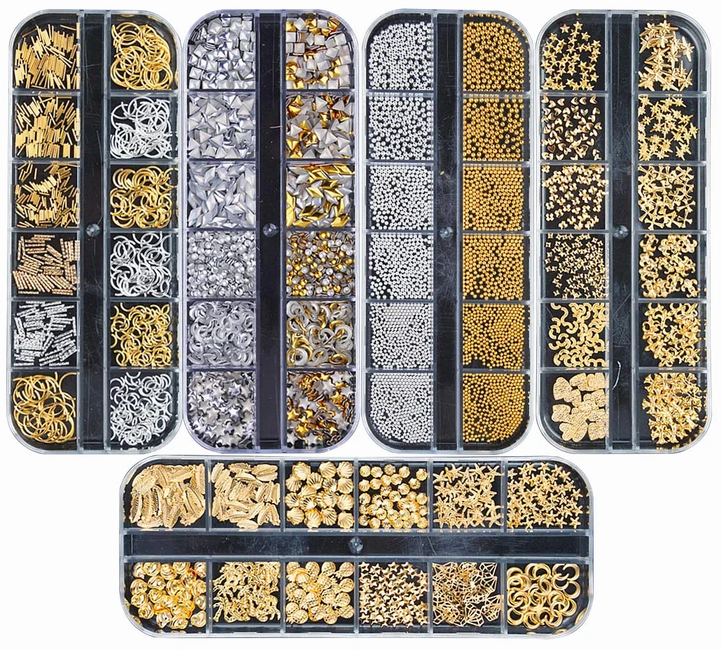 Nail Art Strass Set 3000 Pièces Ornements Ongles